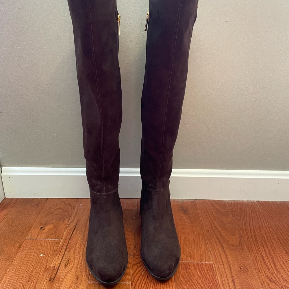 MICHAEL Michael Kors Brown Over the Knee Boots